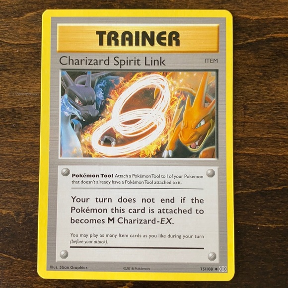 pokemon card trainer charizard spirit link Pokemon - Victini - 5/15 - McDonald's Promo - 2022 - Holo Foil Card, Toys &  Games main image 0